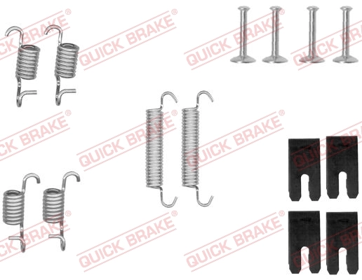 Accessory Kit, parking brake shoes